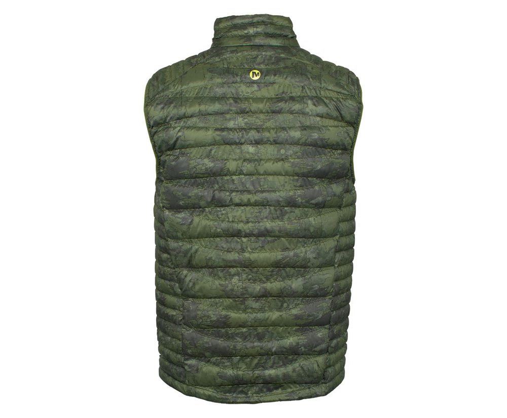 Merrell Vests Olive - Ridgevent™ Thermo - Mens 14HFXQMAU